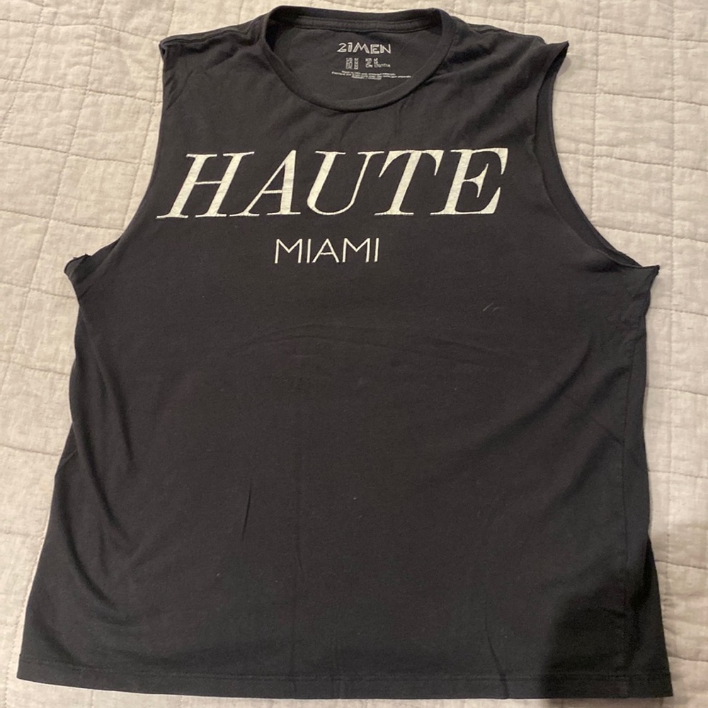 Forever 21 black tank top size medium